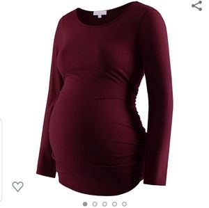 NWOT XXL Long Sleeve Maternity Shirt